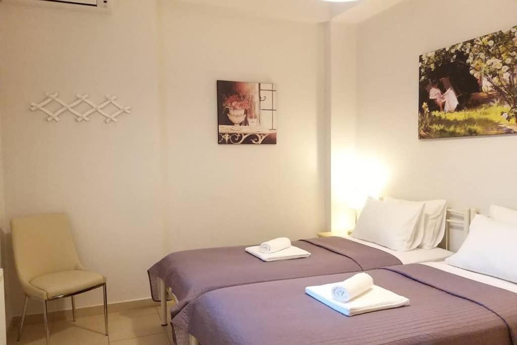 New, Modern, Bright And Independent Apartment 83 M2, With Garden, 5Min To The Beach And The City Center Kalamata Exteriör bild